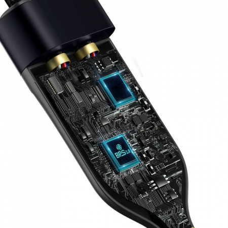 Cablu Baseus Flash Series 2in1 USB Typ C - USB Typ C / Lightning fast charging Power Delivery Quick Charge 100 W 1,2 m black (CA1T2-F01) - Img 7