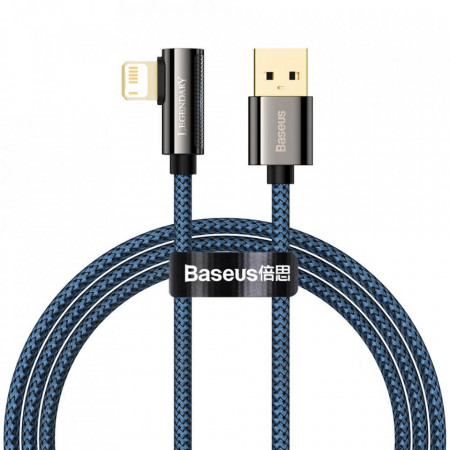 Cablu Baseus Legend Mobile Game Elbow USB - Lightning 2.4A 1m blue (CACS000003)