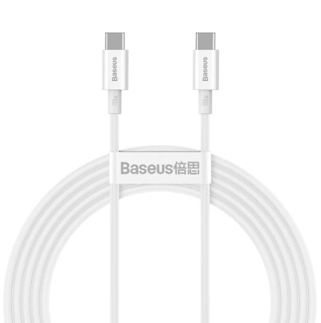 Cablu Baseus Superior CATYS-B02 1m, alb - Img 5