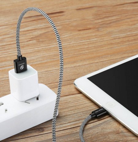 Cablu de date Dux Ducis USB la Lightning 2.1A - 3m - Img 8