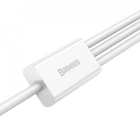 Cablu de incarcare rapida Baseus Superior Data USB la MLC 3.5A 0.5M (alb). - Img 4