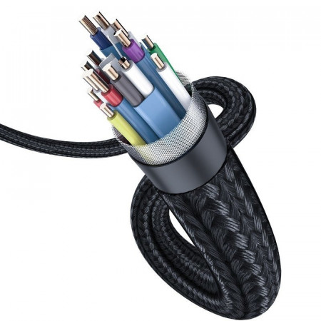Cablu HDMI la HDMI Baseus Enjoyment Series 4K, 2m Dark gray - Img 8
