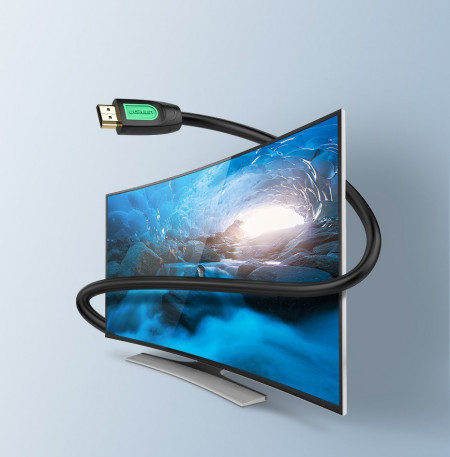 Cablu HDMI Ugreen 19 pini 1.4v 4K 60Hz 30AWG 2m negru (10129) - Img 6
