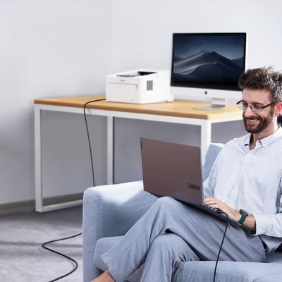 Cablu Imprimanta WZK WKDDY2S, USB-C - USB-B, 2m, Negru - Img 6