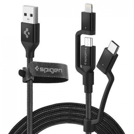 Cablu Spigen C10i3 Type-C la micro-usb 150cm - negru