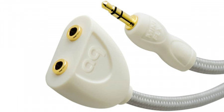 Cablu splitter 1 x Jack3.5 la 2 x Jack3.5 Audioquest FLX Mini Splitter, 15cm