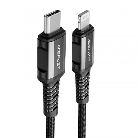 Cablu USB-C la Lightning Acefast C1-01, 1,2 m (negru) - Img 2