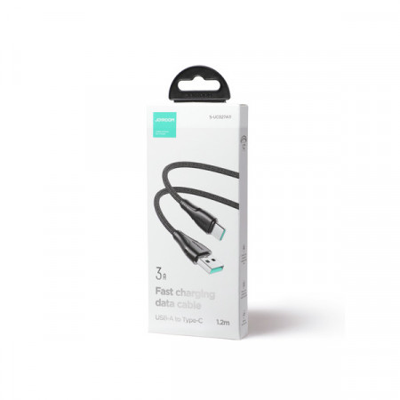 Cablu USB Joyroom - USB C 3A Seria Surpass pentru incarcare rapida si transfer de date 1,2 m negru (S-UC027A11) - Img 3