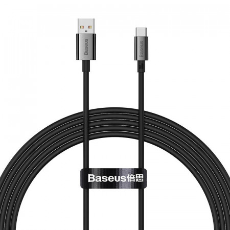 Cablu USB la USB-C Baseus Superior 100W 2m (negru) - Img 2