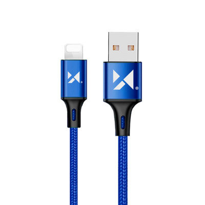 Cablu USB Wozinsky - Lightning 2.4A 2m albastru (WUC-L2BE)