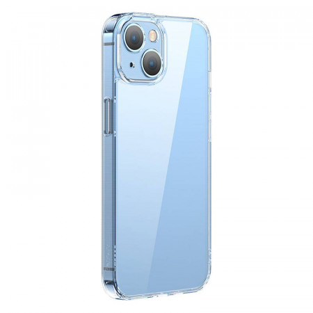 Carcasa din sticla transparenta Baseus SuperCeramic si set de sticla securizata pentru iPhone 14 Plus - Img 2