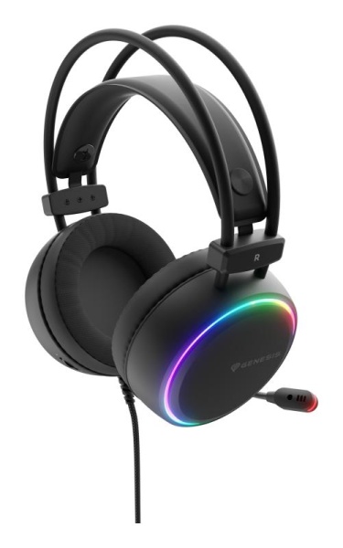 Casti cu fir Genesis Neon 613 G2 negru - Img 8
