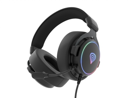 Casti cu fir Genesis Neon 764 negru - Img 9