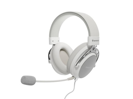 Casti cu fir Genesis Toron 301 alb - Img 2
