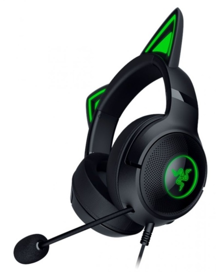 Casti Gaming Razer Kraken Kitty Edition V2 Black - Img 3