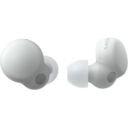Casti In-Ear Sony LinkBuds S WF-LS900NB, True Wireless, Noise Cancelling, Bluetooth, Microfon, Fast Pair, IPX4, Autonomie de pana la 20 ore, Alb