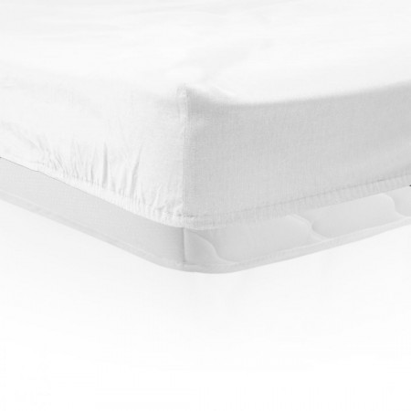 CEARCEAF PAT CU ELASTIC 140X200 CM ALB
