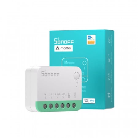 Comutator inteligent SONOFF MINI R4M Wi-Fi (modul releu), versiune compatibila Matter