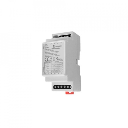 Controler LED Gledopto Zigbee Pro 5-în-1 (Zigbee+RF) 12V-54V DC, compatibil cu șină DIN
