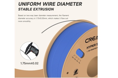 CREALITY 3D FILAMENT HYPER-PLA BLUE - Img 2