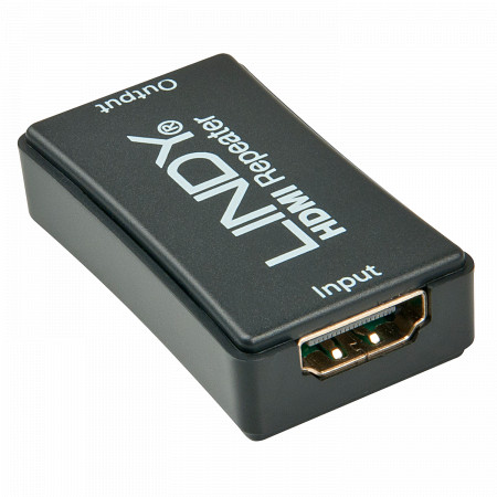 Extender/ Repeater HDMI Lindy, prin cabluri HDMI, pana la 50 m
