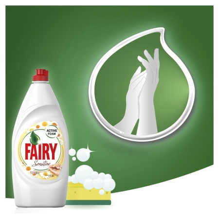 FAIRY Chamomille&amp;Vitamin E, detergent de vase, 450 ml - Img 6