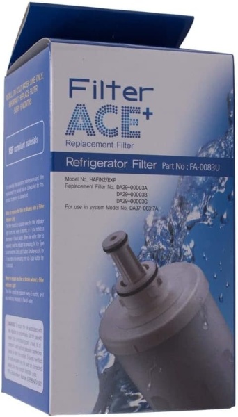 Filtru de Apă pentru Frigider ACE+ FA-0083U Compatibil Samsung DA29-00003G, HAFIN2/EXP, DA29-00003F, HAFIN1/EXP, Cartuș Filtrant Intern Anticalcar cu Cărbune Activ pentru Frigidere Side by Side Samsung Aqua-Pure Plus, Certificare NSF, Reduce Clorul - Img 3