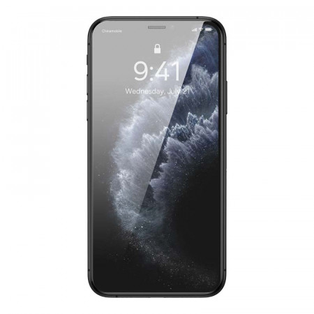 Folie din sticla securizata Baseus de 0,3 mm (pachet de 2 buc) pentru iPhone XS Max/11 Pro Max de 6,5 inci - Img 4