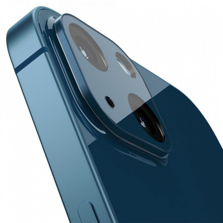 Folie protectie camera SPIGEN OPTIK.TR CAMERA PROTECTOR 2-PACK IPHONE 13 Mini / 13 Blue - Img 5