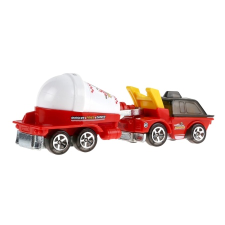HOT WHEELS TRACK FLEET MASINA FLOTA HOT MEALS SCARA 1 LA 64 - Img 3