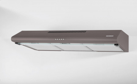 Hota traditionala Heinner HCH-490-BRW, 2 motoare, Putere de absorbtie 304.5 m3/h, Lumina LED, 3 trepte de viteza, 90 cm, Maro - Img 2