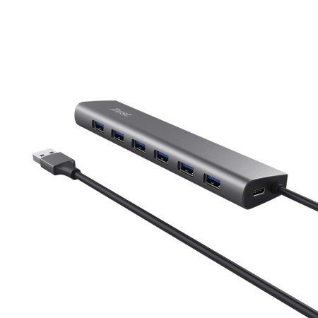 Hub Trust Halyx 7xUSB 3.2 Gen1, gri - Img 10
