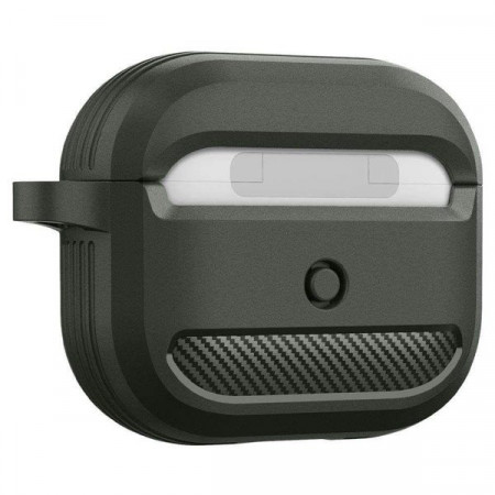 Husa casti SPIGEN RUGGED ARMOR pentru APPLE AIRPODS 3 VERDE MILITAR - Img 2