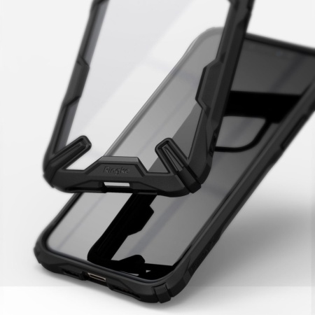 Husa Fusion X pentru iPhone 11 Pro, Ringke, TPU/Policarbonat, Negru - Img 2