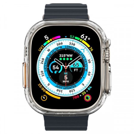 Husa protectie smartwatch Spigen THIN FIT Apple Watch ULTRA (49MM) CRYSTAL CLEAR - Img 3