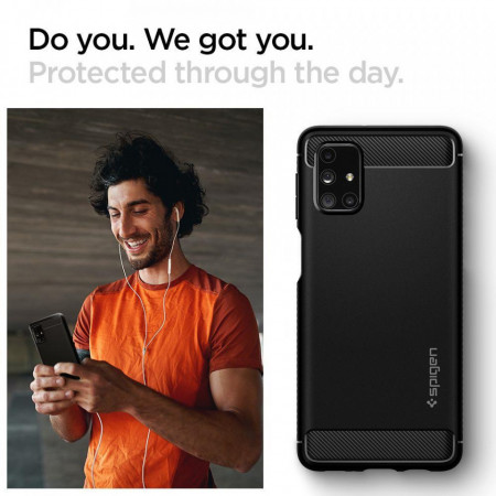 Husa protectoare Spigen Rugged Armor Samsung Galaxy M31S - negru - Img 8