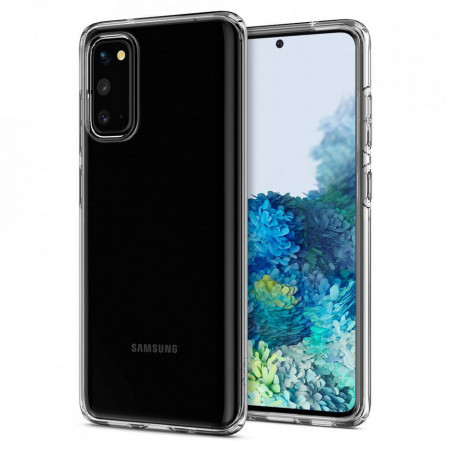 Husa Spigen Liquid Crystal Samsung Galaxy S20 - transparent