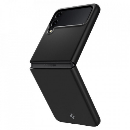 Husa telefon SPIGEN AIRSKIN pentru Samsung GALAXY FLIP 3 BLACK - Img 7