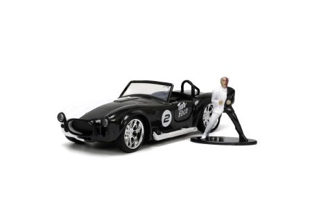 JADA BATMAN SET FIGURINA TWO FACE SI MASINUTA METALICA SHELBY COBRA 427 SCARA 1:32 - Img 2
