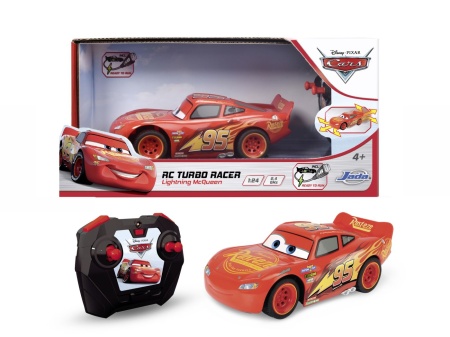 JADA CARS TURBO RACER MASINA CU TELECOMANDA FULGER MCQUEEN SCARA 1 LA 24 - Img 3