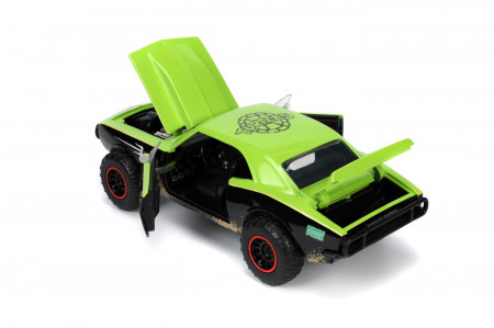 JADA MASINUTA METALICA TESTOASELE NINJA RAPHAEL CHEVY CAMARO 1:24 - Img 2