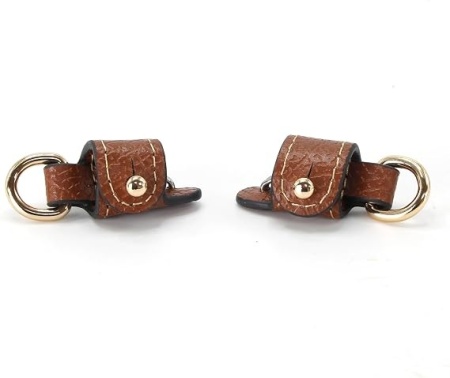 Kit curea de umăr din piele reglabilă pentru mini genți, baretă crossbody de schimb cu carabine metalice pentru genți mici - Img 2