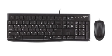 Kit Logitech Wired Desktop MK120, USB 2.0, layout US INTL, Negru - Img 6