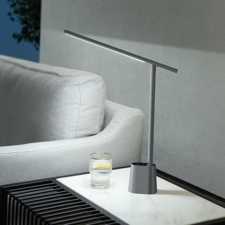Lampa LED de birou pentru lectura,pliabila,reincarcabila Baseus Smart Eye (Smart Light) gri (DGZG-0G) - Img 2