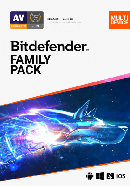 Licenta retail Antivirus Bitdefender Family Pack, 1 an, 15 dispozitive - Img 2