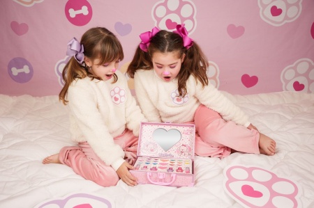 MARTINELIA PUPPIES FLUFFY SET COMPLET DE MACHIAJ IN CUTIE METALICA - Img 3