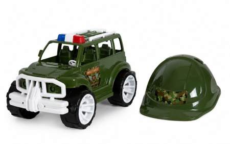 MASINA JEEP OFF ROADER CU CASCA MILITAR 32CM - Img 2