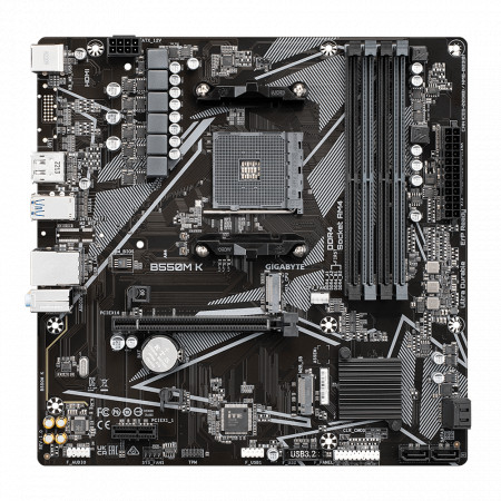 MB Gigabyte B550M K AM4 DDR4 - Img 2