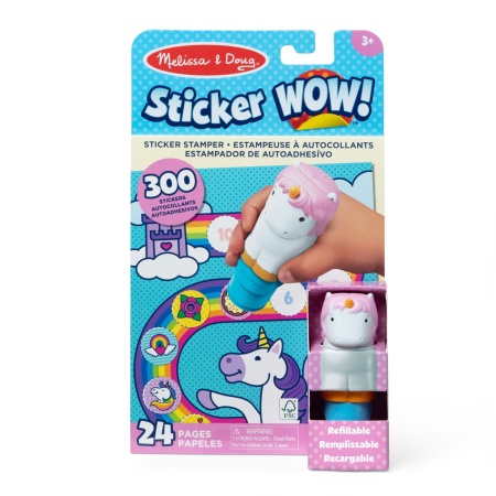 MELISSA AND DOUG STICKER WOW SET DE JOACA AUTOCOLANTE SI STAMPILA UNICORN - Img 3