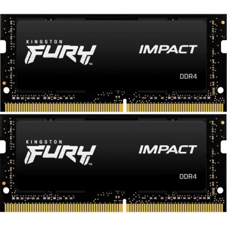 Memorie notebook Kingston FURY Impact, 32GB, DDR4, 3200MHz, CL20, 1.2v, Dual Channel Kit - Img 2